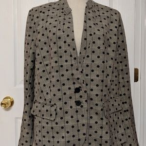Lane Bryant Polka Dot Blazer